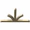 Ekena Millwork Richland Rough Sawn Timber Gable Bracket, Douglas Fir, 96"W x 56"H x 6"D x 6"F, 14/12 Pitch GBW096X56X0606RIC00RDF - alternate 4